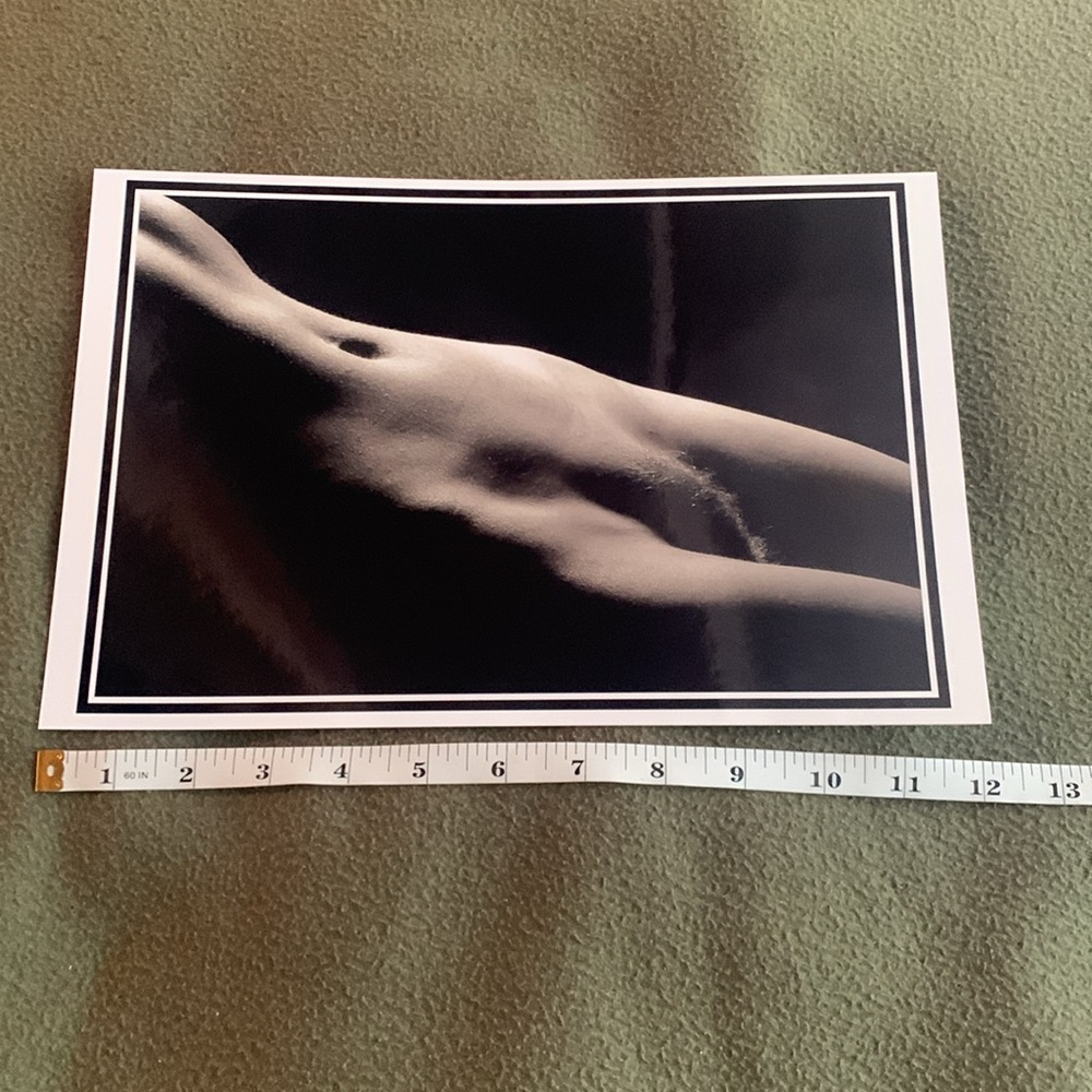 Set of 8 nude photos in black and white by Patrick Fagot. Approximately 12” x 8” - Picture 3 of 15